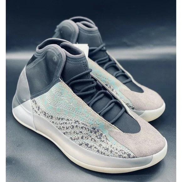 NEW Adidas Yeezy QNTM Teal Blue - Picture 3 of 7